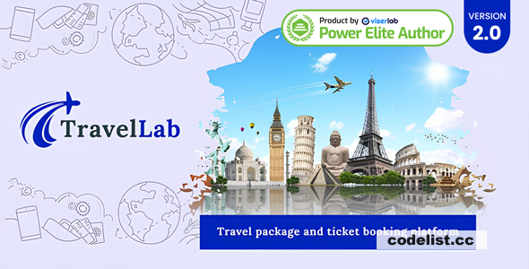 TravelLab v2.0 - Travel Package & Ticket Booking Platform » Premium Scripts, Plugins & Mobile