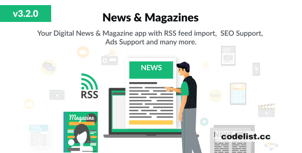 News v3.2.3 - News &amp; Magazines Script &amp; Laravel News &amp; Magazines / Blog / Articles OpenAI Writer / OpenAI &raquo; Premium Scripts, Plugins &amp; Mobile