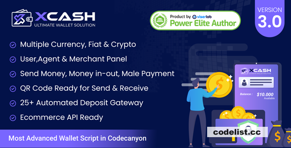 Xcash v3.0 - Ultimate Wallet Solution - nulled » Premium Scripts, Plugins & Mobile