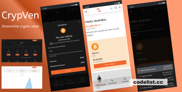 CrypVen v1.1 - Crypto vendor platform » Premium Scripts, Plugins & Mobile