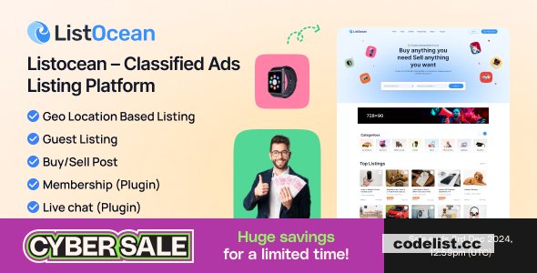 Listocean v1.0.2 – Classified Ads Listing Platform » Premium Scripts, Plugins & Mobile
