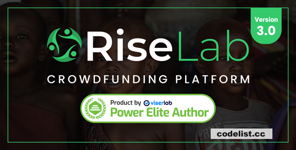 RiseLab v3.0 - Crowdfunding Platform - nulled » Premium Scripts, Plugins & Mobile