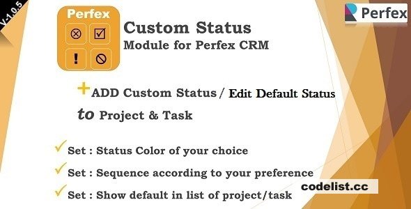 Add-on Statuses Module for Perfex CRM v1.0.5 » Premium Scripts, Plugins & Mobile