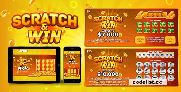Scratch & Win v1.2 - HTML5 Game » Premium Scripts, Plugins & Mobile