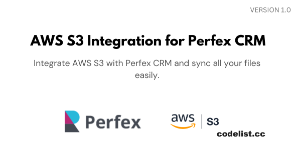 AWS S3 Integration for Perfex CRM v1.0 » Premium Scripts, Plugins & Mobile
