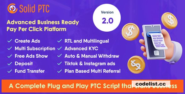 Solid PTC v2.0 - Advanced Pay Per Click Platform &raquo; Premium Scripts, Plugins &amp; Mobile