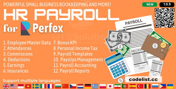 HR Payroll module for Perfex CRM v1.0.9 » Premium Scripts, Plugins & Mobile