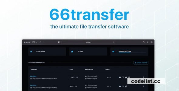 66transfer v23.0.0 ᄄC Easy File Transfer Tool - nulled » Premium Scripts, Plugins & Mobile