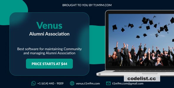 Venus v8.0.1 - Alumni Association » Premium Scripts, Plugins & Mobile