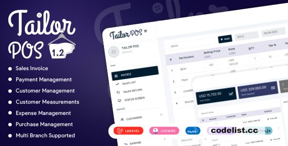 TailorPos v1.3.1 - Pos and Order Management System &raquo; Premium Scripts, Plugins &amp; Mobile