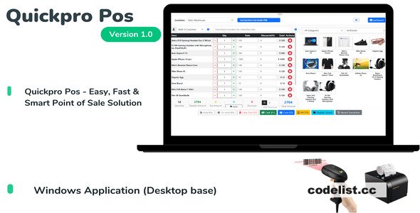 Quickpro Pos v1.0 - Easy, Fast & Smart Point of Sale Solution » Premium Scripts, Plugins & Mobile