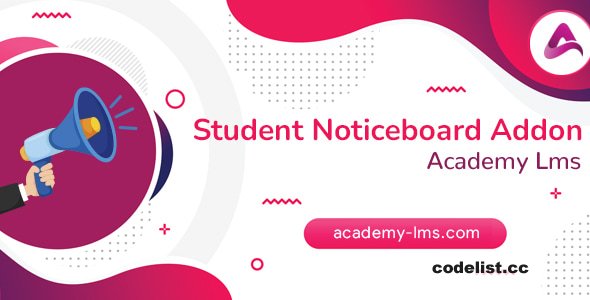 Academy LMS Noticeboard Addon v1.2 » Premium Scripts, Plugins & Mobile