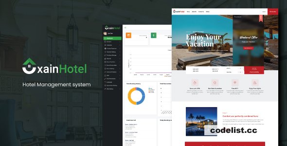 Xain v3.0 - Hotel Management System with Website - nulled » Premium Scripts, Plugins & Mobile