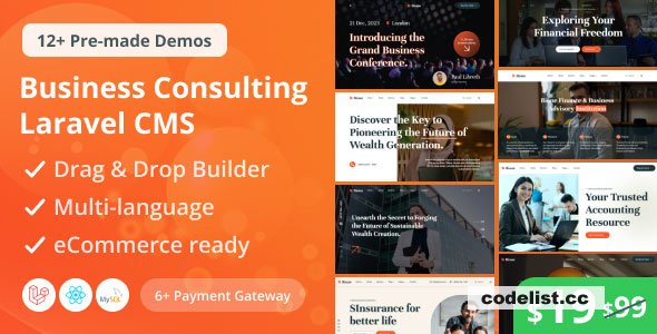 Bione v1.2.0 - Business Consulting Laravel CMS With Live Page Builder - nulled » Premium Scripts, Plugins & Mobile