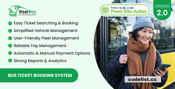 ViserBus v2.0 - Bus Ticket Booking System - nulled » Premium Scripts, Plugins & Mobile