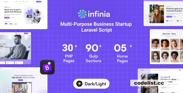 Infinia v1.0.5 - Multipurpose Business Consulting Startup Laravel Script - nulled » Premium Scripts, Plugins & Mobile