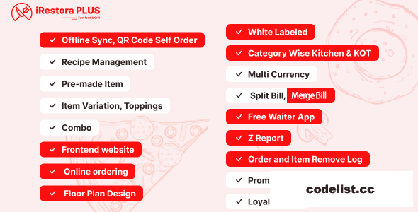 iRestora PLUS v7.5 - Next Gen Restaurant POS - nulled &raquo; Premium Scripts, Plugins &amp; Mobile