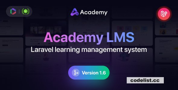 Academy LMS v1.6 - Laravel Learning Management System - nulled » Premium Scripts, Plugins & Mobile