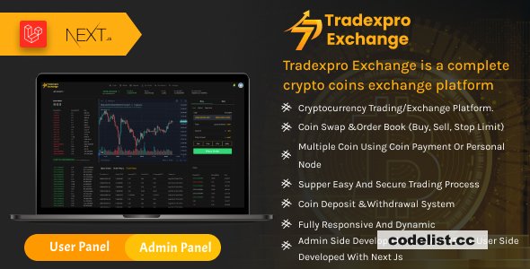 Tradexpro Exchange v3.1.3 - Crypto Buy Sell and Trading platform, ERC20 and BEP20 Tokens Supported - nulled » Premium Scripts, Plugins & Mobile