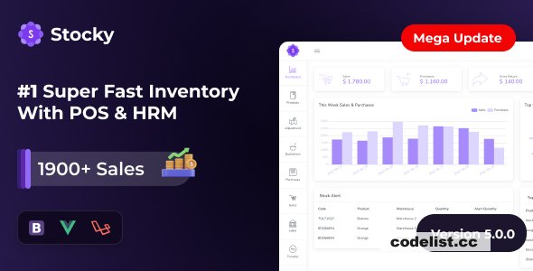Stocky v5.0 - POS with Inventory Management & HRM » Premium Scripts, Plugins & Mobile