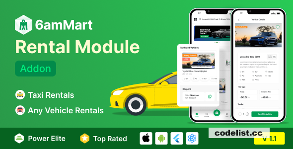 6amMart Car Rental Module Addon v1.1 » Premium Scripts, Plugins & Mobile