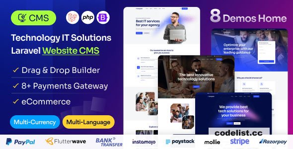 Optech - IT Service and Business Consulting Laravel Script - 16 April 2025 » Premium Scripts, Plugins & Mobile