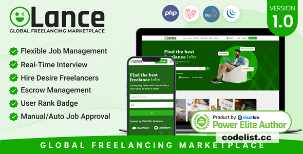 Olance v1.0 - Global Freelancing Marketplace - nulled » Premium Scripts, Plugins & Mobile