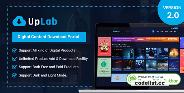 UpLab v2.0 - Digital Content Download Portal - nulled » Premium Scripts, Plugins & Mobile
