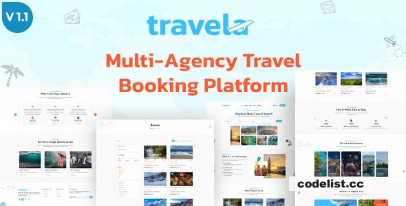 Travela v1.0 - Multi-agency Travel Booking Platform » Premium Scripts, Plugins & Mobile