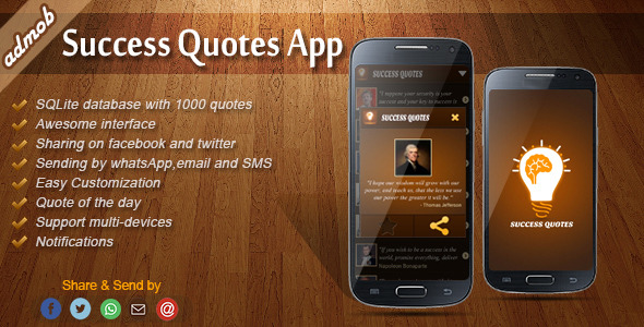 Success Quotes - Android Template &raquo; Premium Scripts, Plugins &amp; Mobile