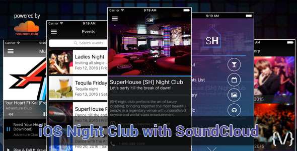 iOS Night Club/Bar with SoundCloud » Premium Scripts, Plugins & Mobile