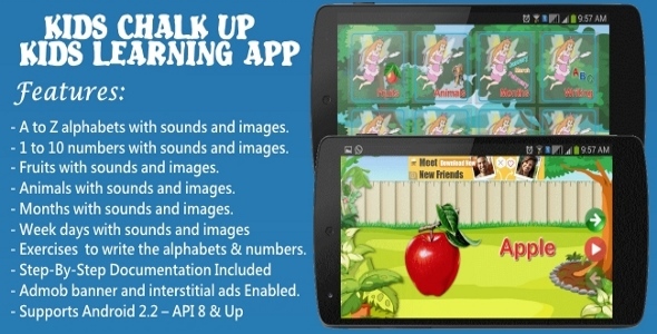 Educational Android App For Kids » Premium Scripts, Plugins & Mobile
