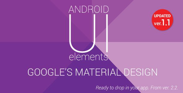 Material Design UI Android Template App v1.1 &raquo; Premium Scripts, Plugins &amp; Mobile