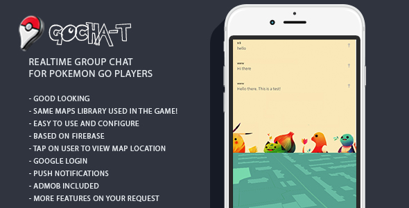 Gocha-t - Pokemon Go Users Chat » Premium Scripts, Plugins & Mobile
