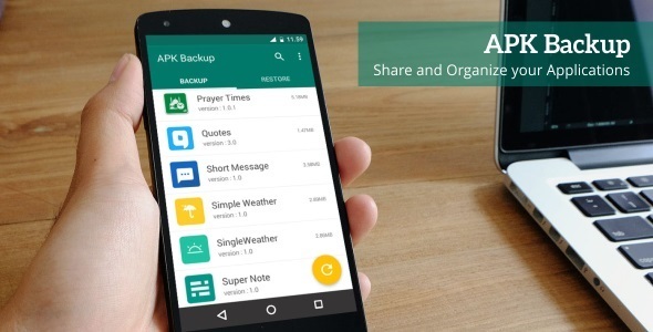 APK Backup - Android App 1.2 » Premium Scripts, Plugins & Mobile