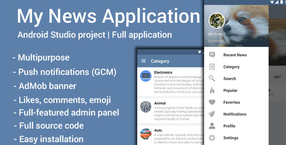My News v1.5 - Multipurpose Application » Premium Scripts, Plugins & Mobile