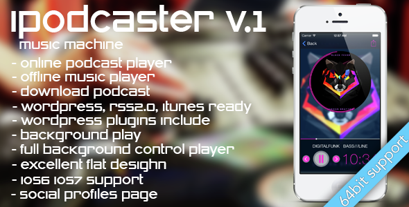 iPodcaster - music machine for iPhone » Premium Scripts, Plugins & Mobile