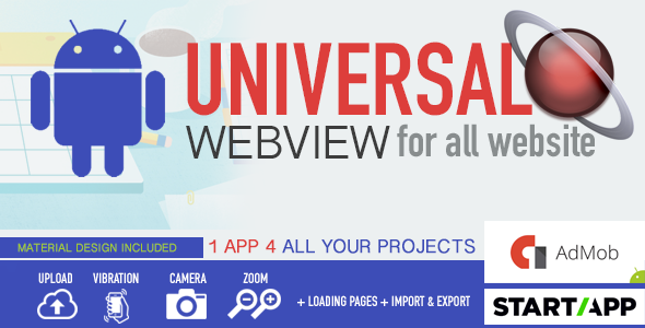 Android WebView App - Universal for all website » Premium Scripts, Plugins & Mobile