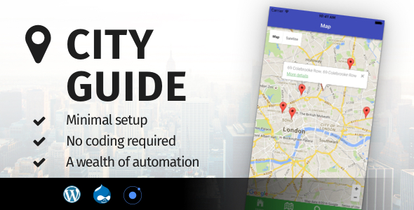 City Guide Ionic - Full Application with Firebase backend » Premium Scripts, Plugins & Mobile