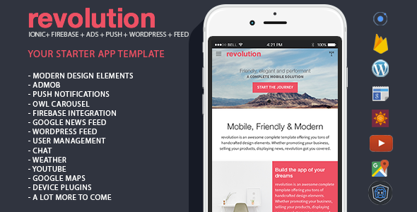 revolution - complete Ionic app » Premium Scripts, Plugins & Mobile
