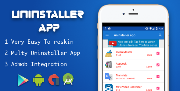 Uninstaller Application for android » Premium Scripts, Plugins & Mobile
