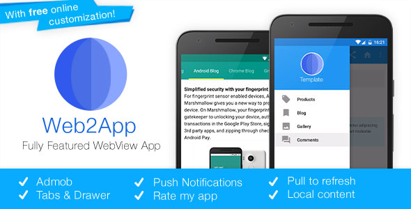 Web2App v3.1 - Quickest Feature-Rich Android Webview » Premium Scripts, Plugins & Mobile