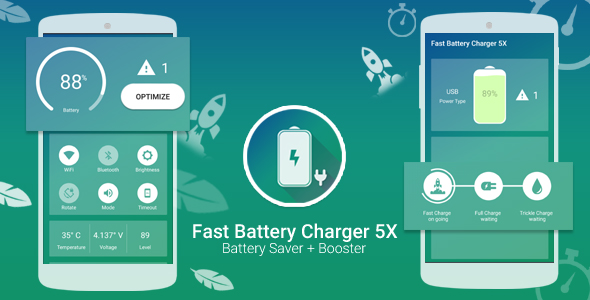 Fast Battery Charger 5x & Battery Saver + Booster With Facebook Audience Network ( AdChoice ) » Premium Scripts, Plugins & Mobile