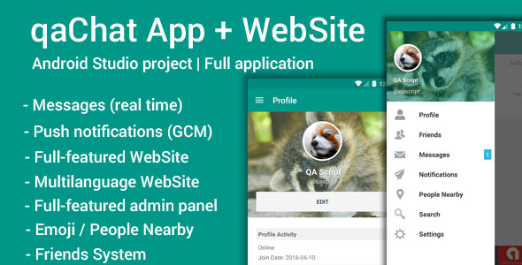 qaChat (App and Website) » Premium Scripts, Plugins & Mobile