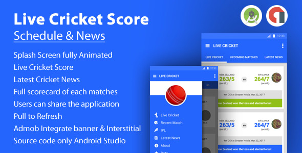 Live Cricket Score & News and Live TV » Premium Scripts, Plugins & Mobile