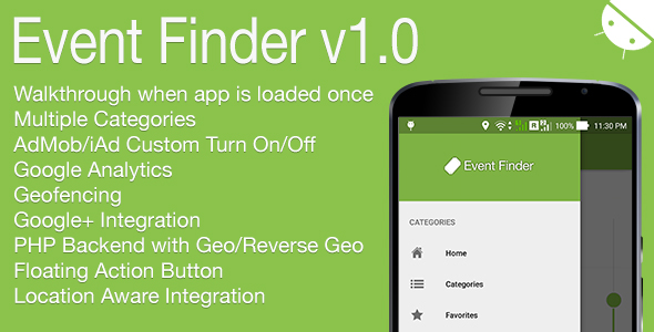 Event Finder Full Android Application v1.0 » Premium Scripts, Plugins & Mobile