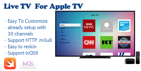 Live TV For Apple TV &raquo; Premium Scripts, Plugins &amp; Mobile
