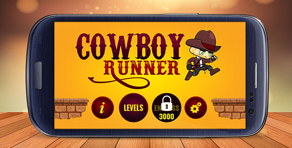 Cowboy Runner: Western Journey - Android Buildbox Game with Admob » Premium Scripts, Plugins & Mobile