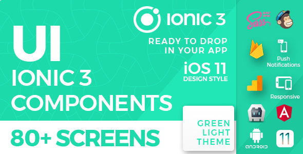 Ionic 3 UI Theme / Template App - iOS 11 style - Green Light » Premium Scripts, Plugins & Mobile