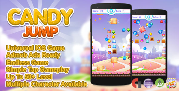 Candy Jump IOS XCODE Source Admob + Multiple Characters » Premium Scripts, Plugins & Mobile